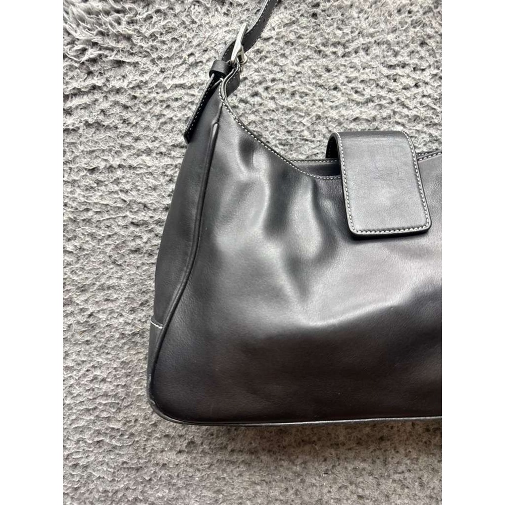 Vintage Coach Women s Hamptons Cowhide Leather Hobo Bag Black H0S-7783 - Picture 3 of 13